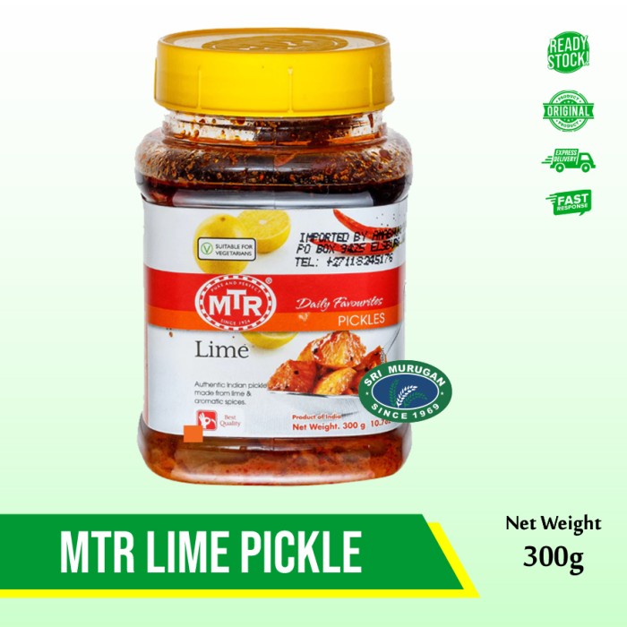 

~~~~~] MTR LIME PICKLES 300G