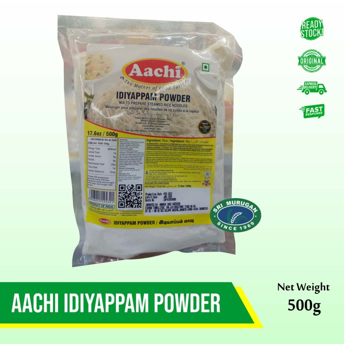 

Buruan serbu] AACHI IDIYAPPAM POWEDR 500G