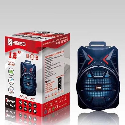 Speaker Bluetooth Portable 12Inch - Speaker 1205 Free Mic Karaoke