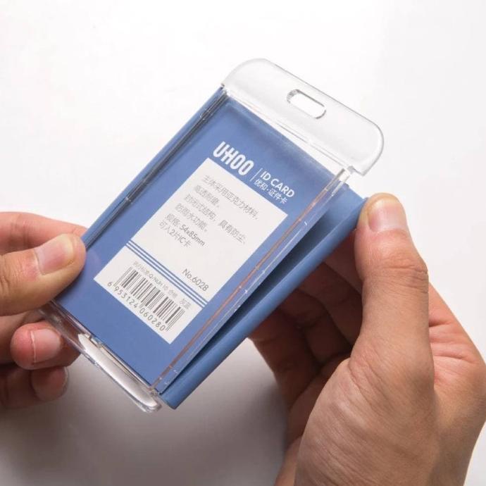 

AKASHMARKET !!! Name Tag acrylic Id card Holder akrilik Premium supreme - TERLARIS !