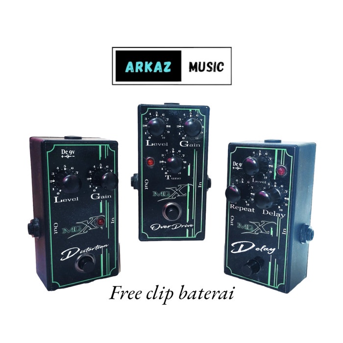 Promo Efek Gitar Mgx / Distorsi / Delay / Overdrive