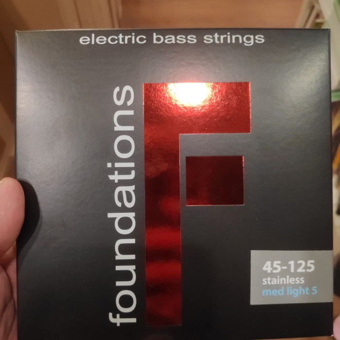 [Original] Foundation Bass Strings 5Strings Stainless Steel Terbaru