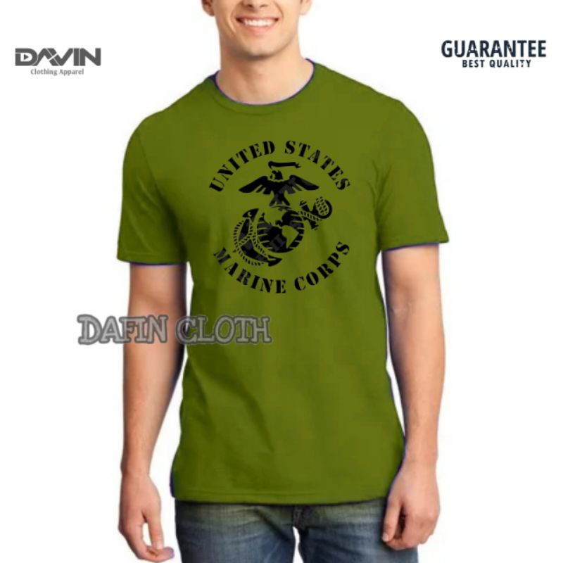 Kaos Pria Baju Tshirt USMC United States