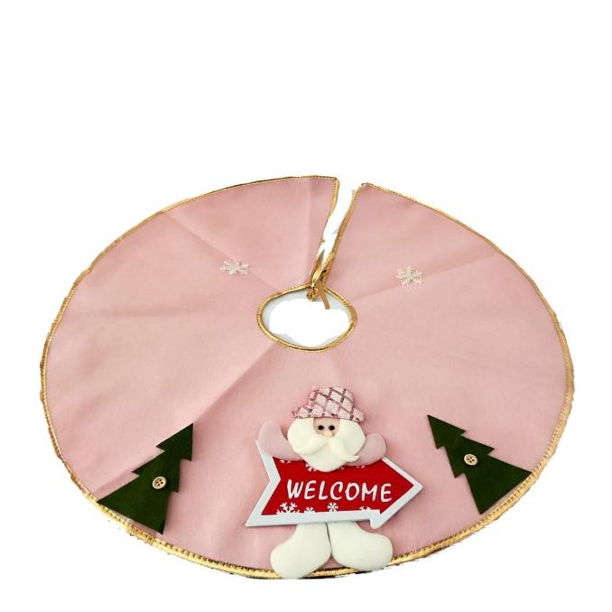 

Verricrist Karpet Natal Boneka Pink Dekor Natal Tree Skirt Tatakan Bawah Pohon Limited Edition