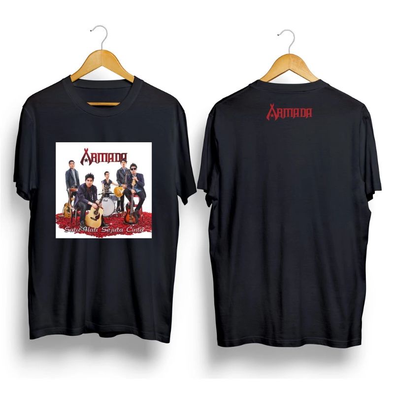 Kaos Distro ARMADA BAND Kaos Band Kaos Musik Kaos Armada Kaos Pria Unisex Premium
