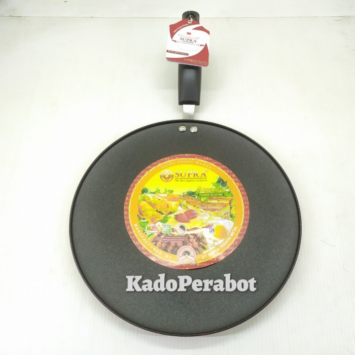 TERMURAH teflon Round grill pan supra 30cm - wajan kebab - wajan bulat datar /GRILL PEN/BAKARAN