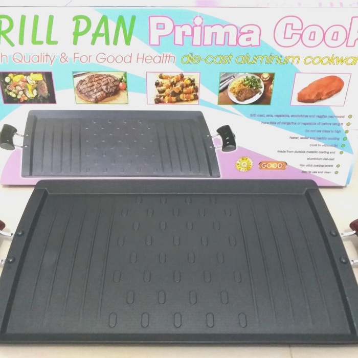 TERBARU Grill Pan Nampan Primacook Original /GRILL PEN/BAKARAN SATE/MULTI GRILL PEN