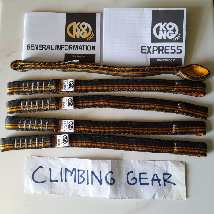 {Shop} SLING KONG 26 CM LANYARD HEROLOPE RUNNER CLIMBING Not Petzl Camp Beal Berkualitas
