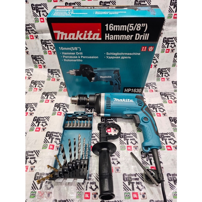 Promo Paket Mesin Bor Beton Tembok Mata Bor Set Makita Ori