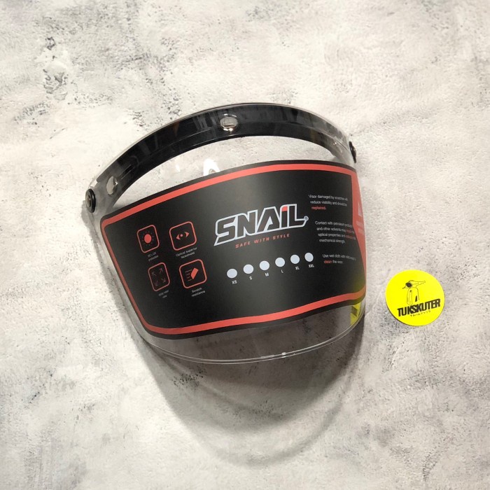 Promo Kaca Helm / Visor Helm Bogo Snail New Colour Kaca Snail Flat Universal Terbaru