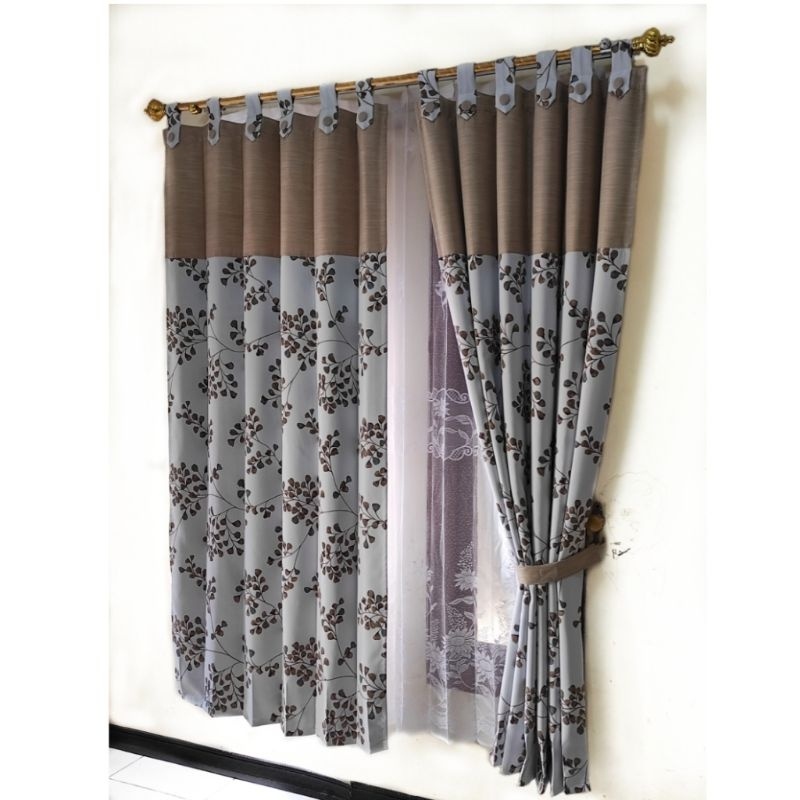 Gorden Tebal Kain Blaout Gorden Pintu Dan Gorden Jendela El Kancing