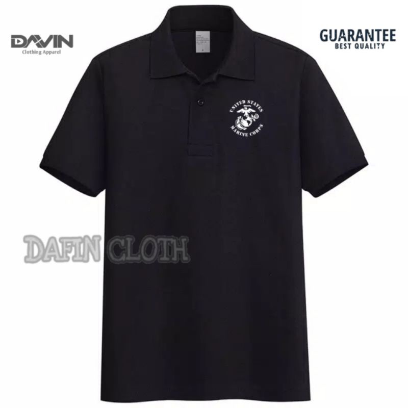 Kaos Kerah Pria Polo shirt USMC United States
