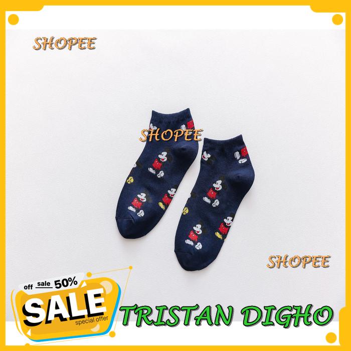 KAOS KAKI WANITA MICKEY MOUSE LUCU KAUS KAKI D - BIRU, FREE / KAOS KAKI WANITA MICKEY MOUSE LUCU KAU