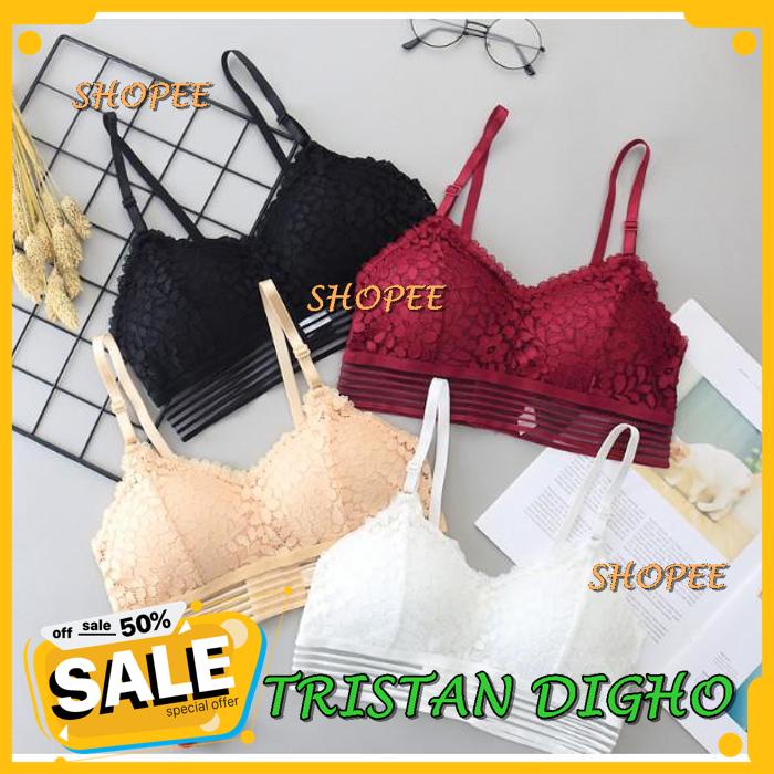 BRA FITNESS SPORTS BRA SEXY BIKINI LINGERIE LACE BRA OLAHRAGA B - PUTIH, FREE / BRA FITNESS SPORTS B