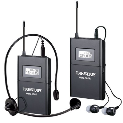 {NurulShop} Takstar WTG-500 Tour Guide System Wireless Transmitter  Receiver Limited