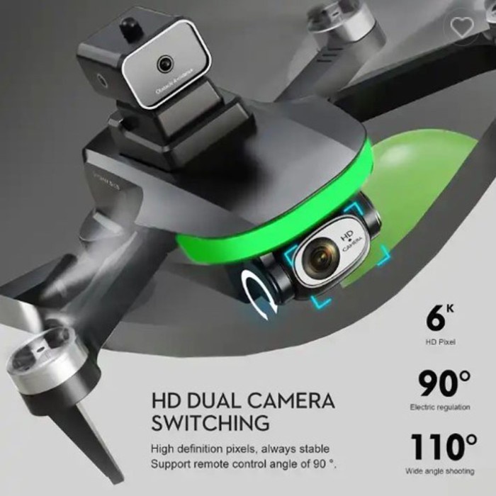 Drone S5S 4K Kamera Ganda Drone Mini Brushless Optical Flow