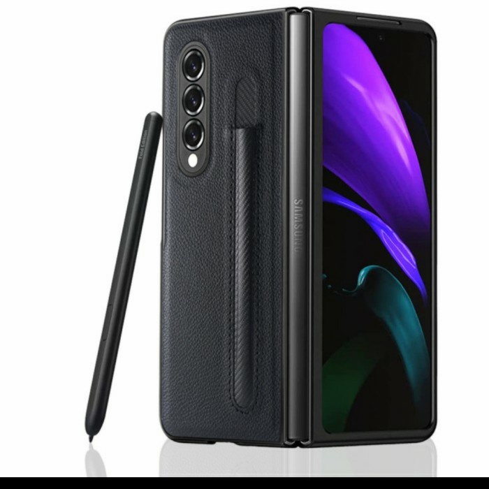 [Original] Case Samsung Z Fold 3 Original  Leather Case Samsung Z Fold 3 Bisa Gojek
