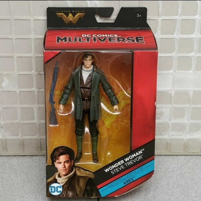 ✅Baru Mattel Ori Dc Multiverse Steve Trevor Wonder Woman No Baf Ctc Cnc Ares Bisa Sameday
