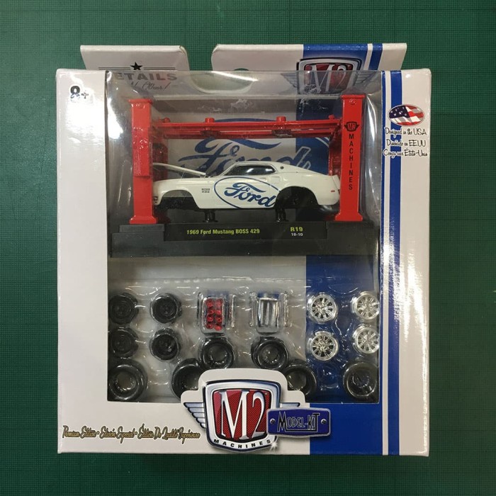 ✅COD M2 Machines Model-Kit R19 1969 Ford Mustang Boss 429 Bisa Gojek