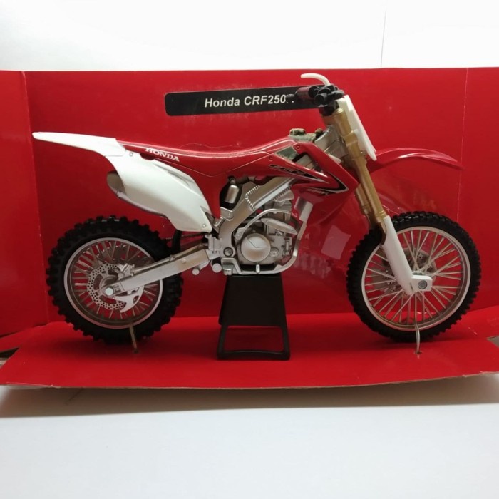 ✅COD Diecast Motor Trail Honda Crf250 Miniatur Mainan Besi Terbaru