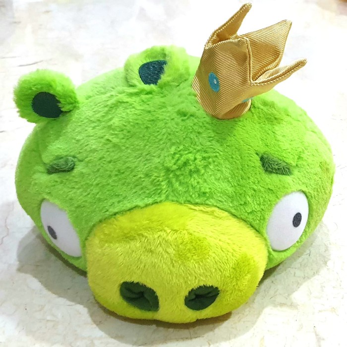 ✅New Ori Boneka Angry Birds King Pig Original Official Rovio Limited