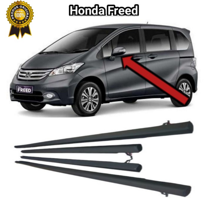 Promo Karet Pelipit Kaca Pintu Honda Freed Original