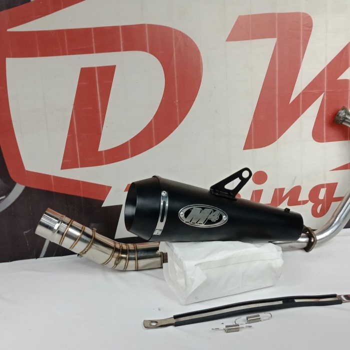 ✨New Ori Knalpot Racing Yamaha All New R15 V2 M4 Black Fullsystem High Peforma Diskon