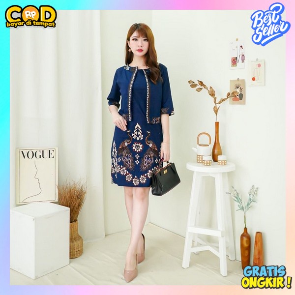 Dreed Bstik Simple Elegant Mini Dress Wanita Dewasa Guan Birthday Party Casual Dres Natik Kekinian R