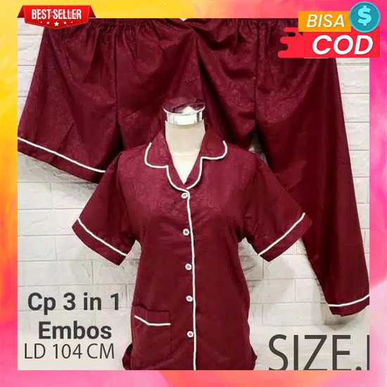 Setelan Piyama Wanita Deswasa Jumbo Lembut Dan Dingin Baju Tidur Wanita Dewasa Piyama Wanita Motif K