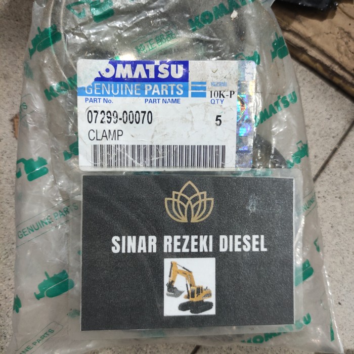 [COD] 07299-00070 Clamp Genuine Part Komatsu Berkualitas