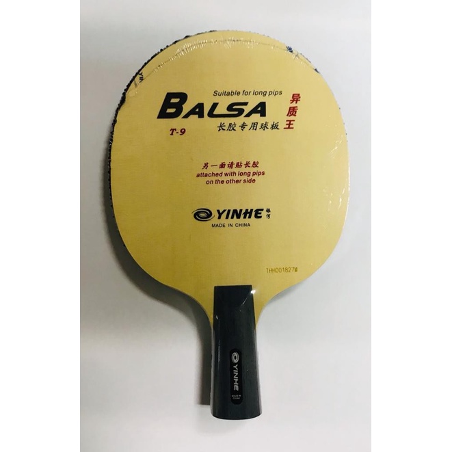 [New] Kayu Bat Tenis Meja Pingpong Yinhe T9 Balsa Penholder Bisa Gojek