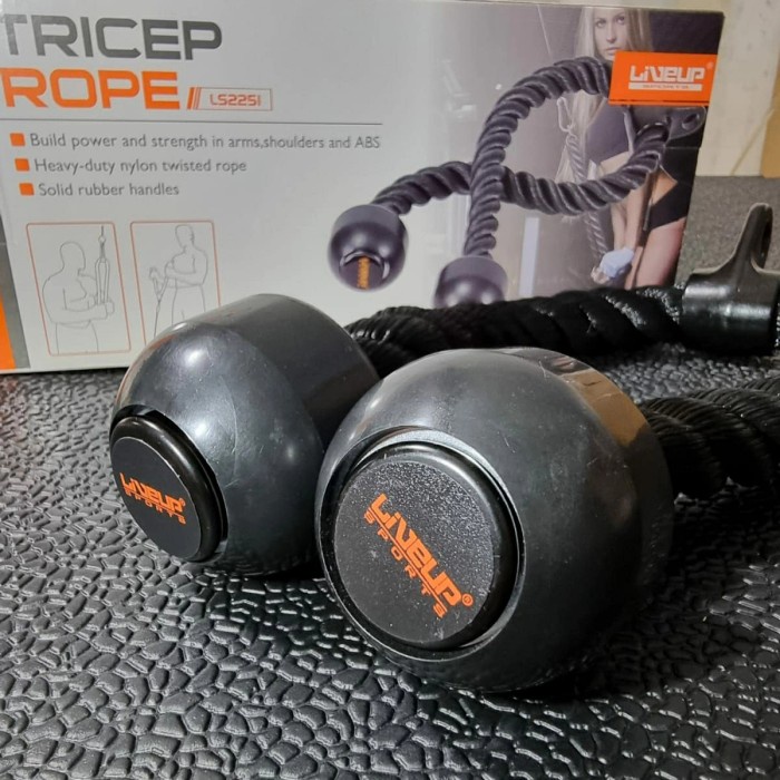 [New] Livepro Tricep Rope Original Kualitas Lebih Mantap Bisa Sameday