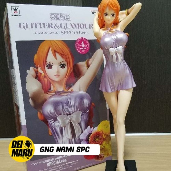 [Ori] GG Glitter And Glamour Nami Onepiece Figure Special Color Original Terbaru