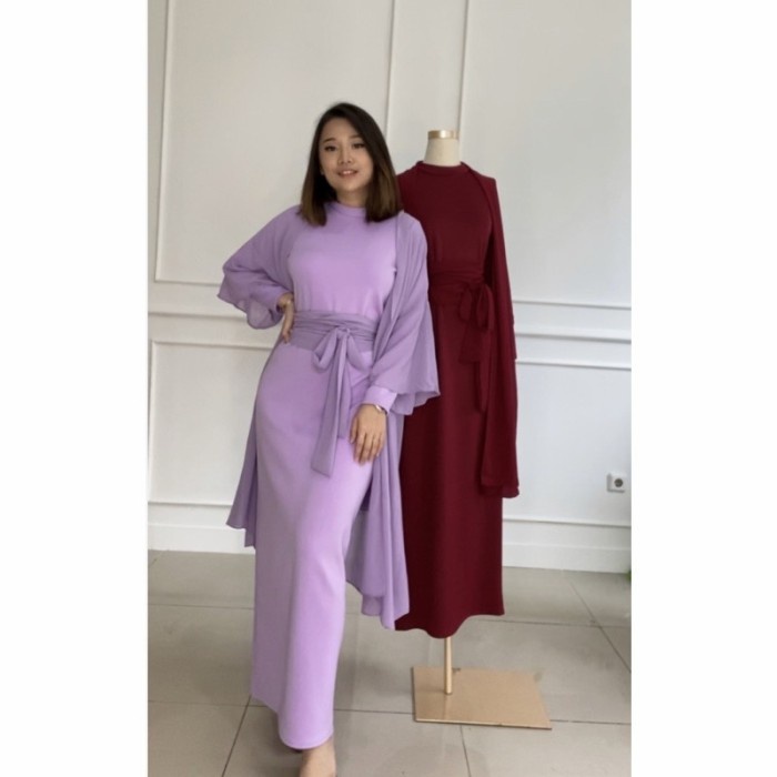 [Ori] Gamis Wanita Siena Set Impor Terbatas