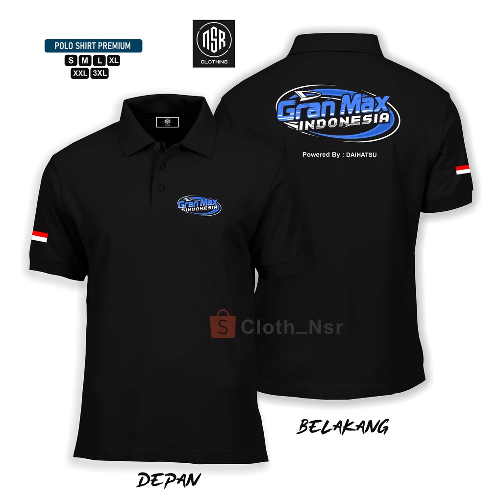 polo daihatsu granmax/baju granmax/polo granmax