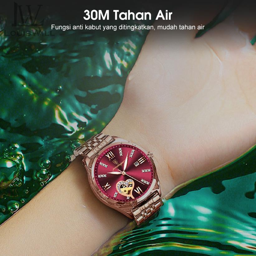 Bisa Cod Louiswill Jam Tangan Wanita Fashion Jam Tangan Anti Air Terbaru Wristwatch Jam Watch With S