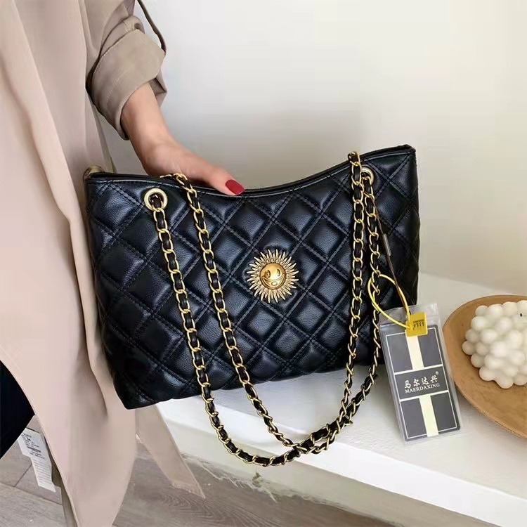 MARDIBAG IMPORT - ZCJ2102 Totebag Wanita Tali Rantai Import Tas Selempang Cewek Besar Mewah Premium