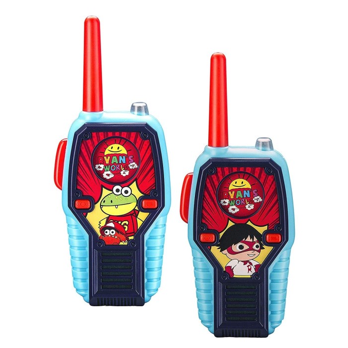 Ryans World Walkie Talkies Kids, 2 Way Radio Long Range