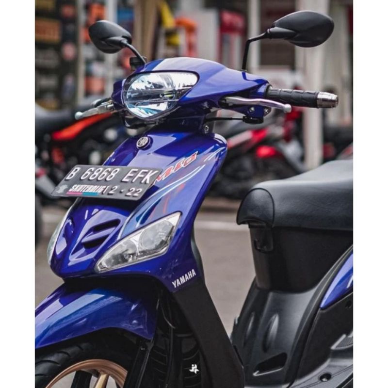 Striping Lis sticker standar ORI yamaha mio sporty 2005 biru stiker mio sporty biru 2005 selendang s