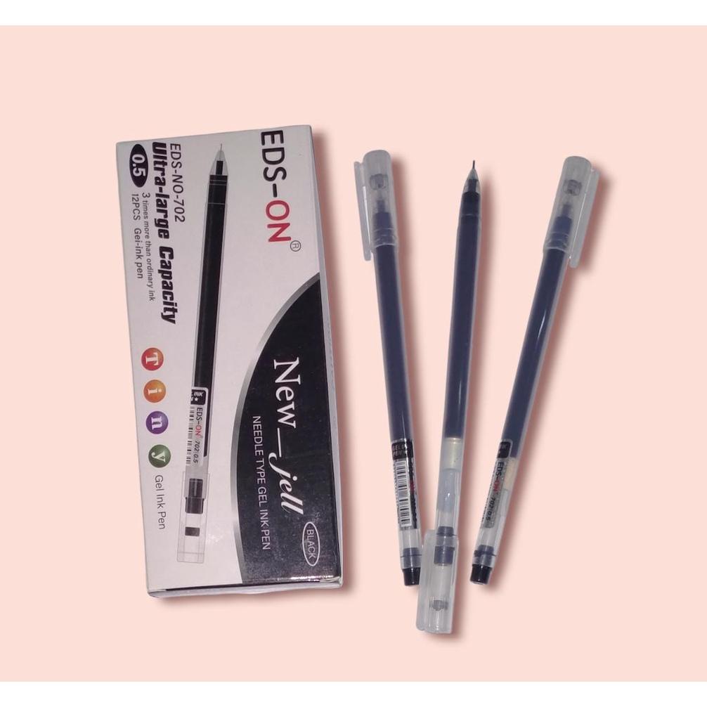 

PULPEN GEL UJUNG LANCIP 0.5 MM PUTIH PEN JEL BALLPOINT POLOS NEDDLE TIP MURAH