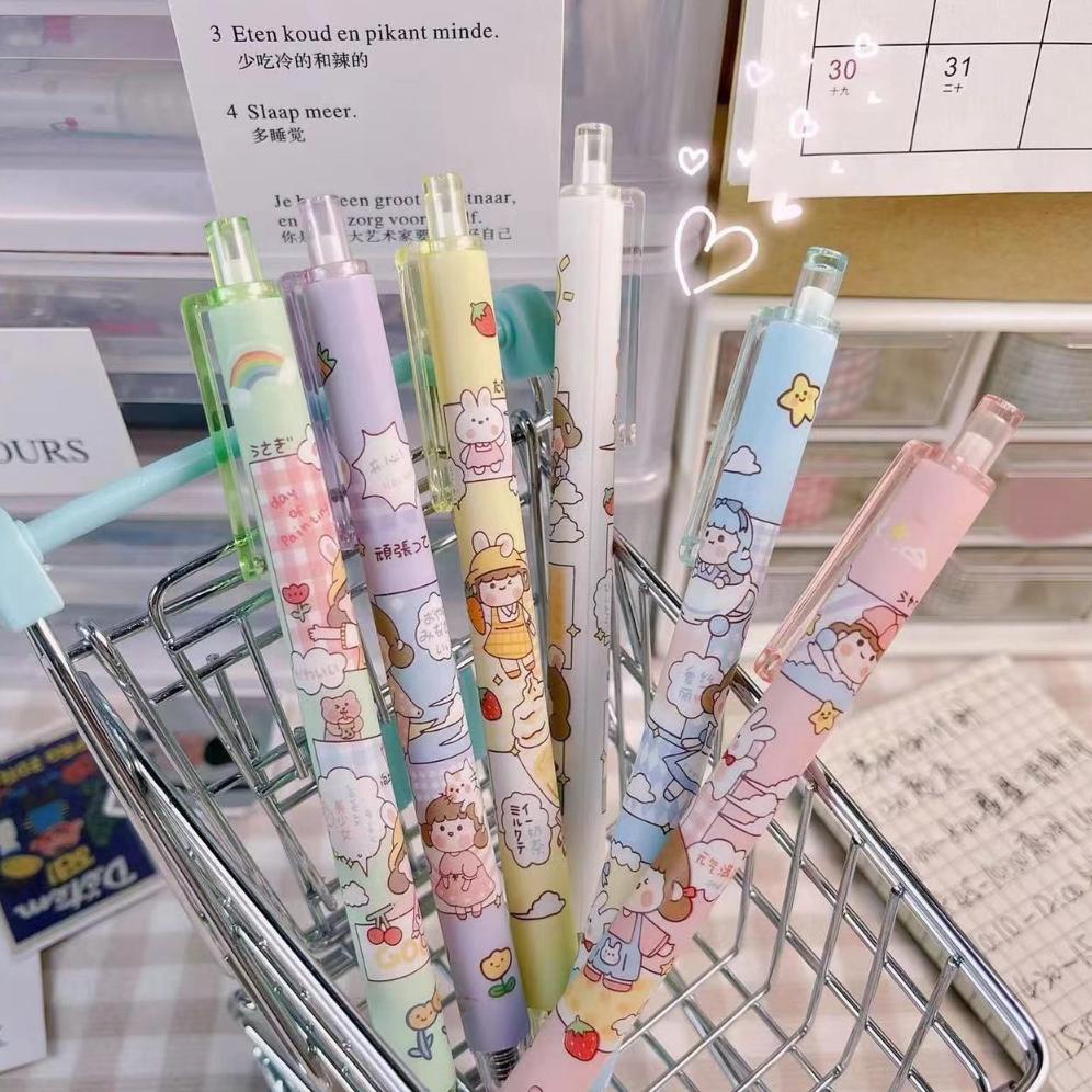 

TT Pulpen Gel Motif Cartoon Pulpen Pelajar Dan Kantor Pena Lucu Motif cartoon/motif kartun lucu pena