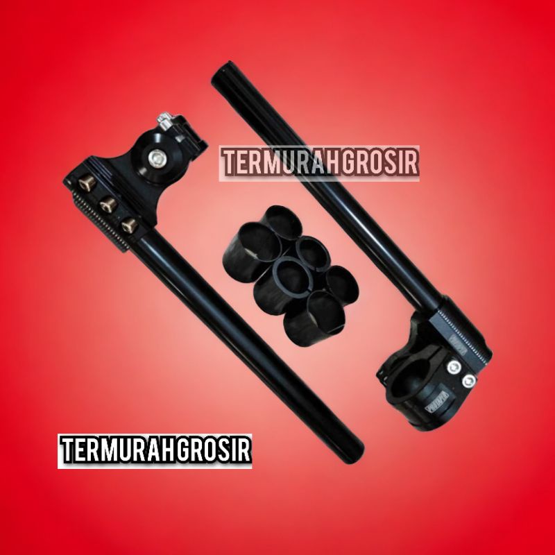 Stang Jepit Clip on Protaper Full Cnc Diameter 26 30 31 33 PNP Vixion Satria Fu NinjaR Ninja rr Rx k