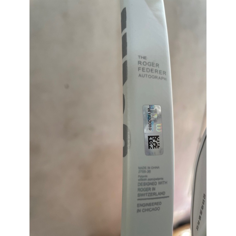 Raket Tenis Wilson Prostaff Putih