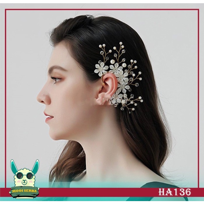 Promo Bride Wedding Hair Accessories / Hairpiece / Earpiece - Ha136