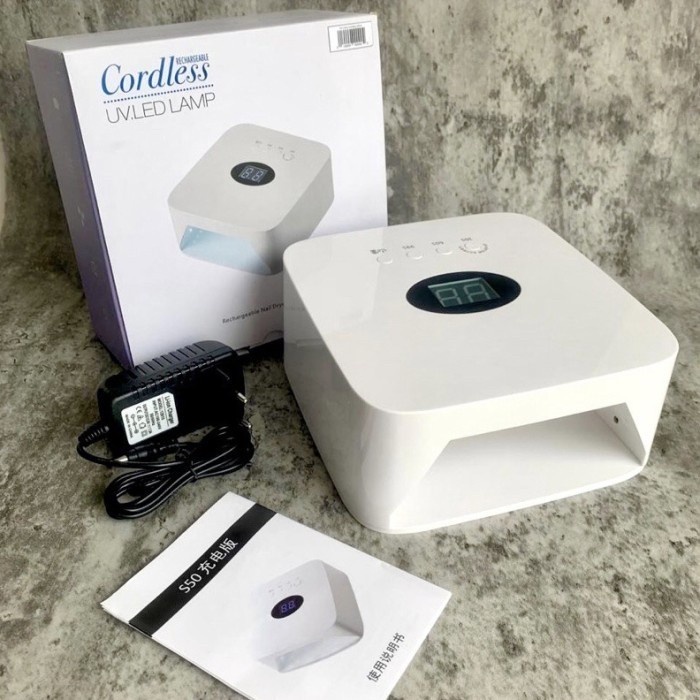 Promo Cordless Uv Led Nail Lamp 54W (Limited Stock)