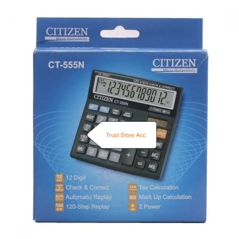 

Kalkulator 12 Digit Citizen CT 555 N