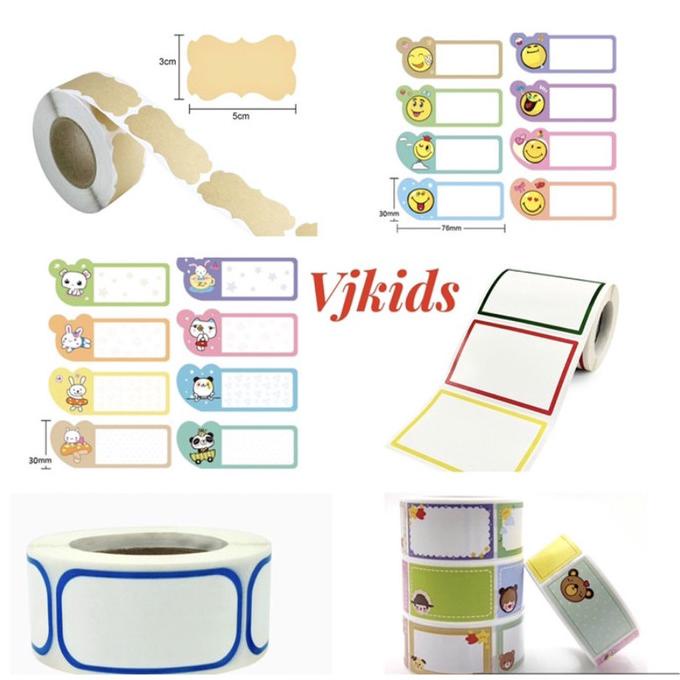 

Stiker Label Kosong Persegi Panjang 250 Pcs Dan 50Pcs Utk Label Nama A