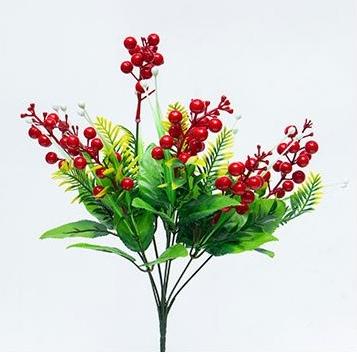 

Bunga Rangkai Cherry Cabang 7 Dekorasi Natal Articial Flower Daun Ceri Terbaik