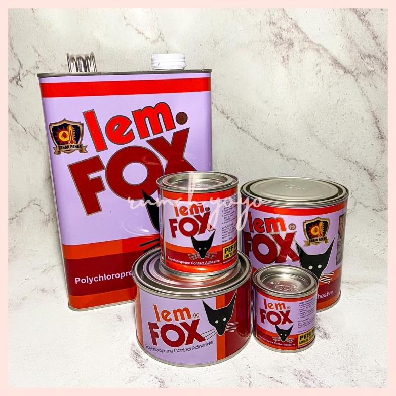 

New Lem Fox 300 cc / 300 gram || Lem Kuning Kaleng .,