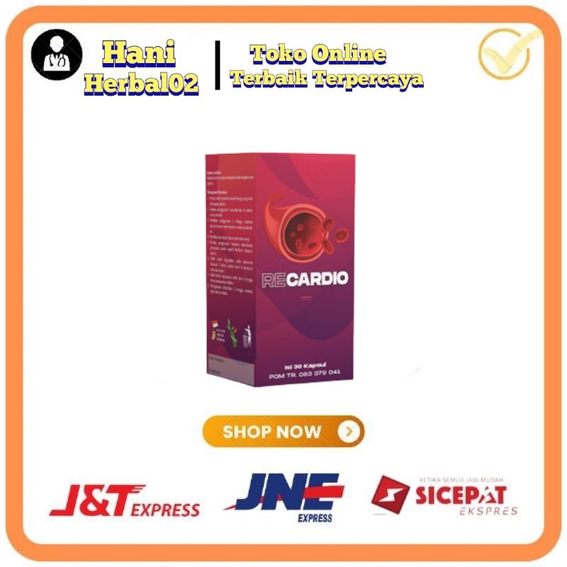 Recardio Asli Obat Recardio Original suplemen Herbal Obat Jantung / Struk / Darah Tinggi Resmi Bpom